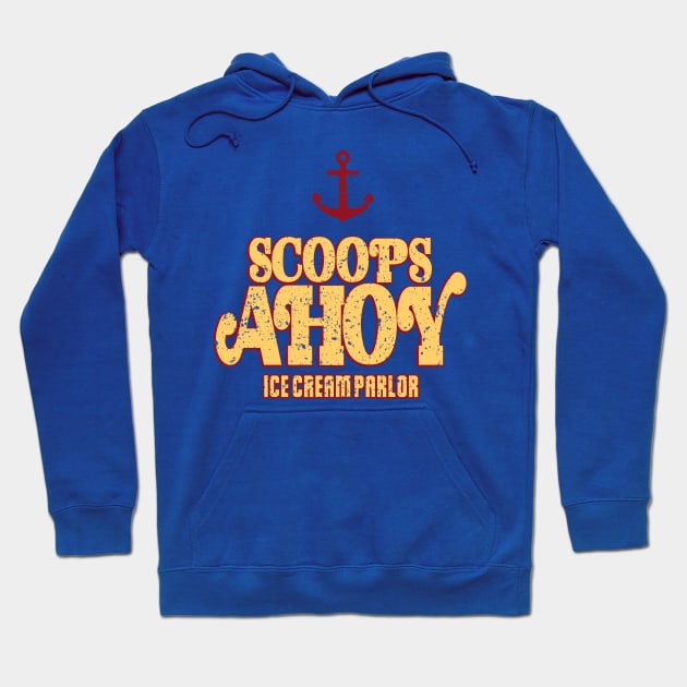 STRANGER THINGS 3: SCOOPS AHOY GRUNGE STYLE Hoodie by FunGangStore